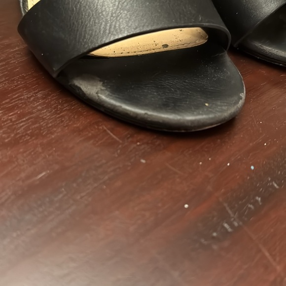 Sam Edelman black chunky heel sandals size 6.5 - Picture 3 of 5